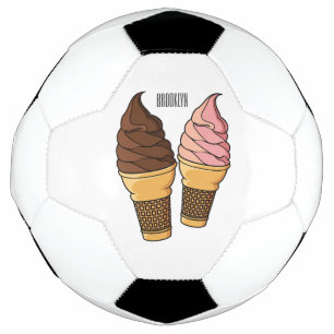 Illustration du cône de crème glacée
