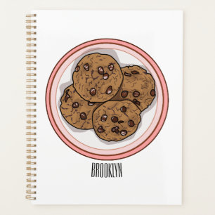 Illustration du cookie de puce à chocolat