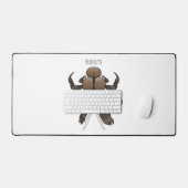 Illustration du crabe de coco (Clavier et souris)