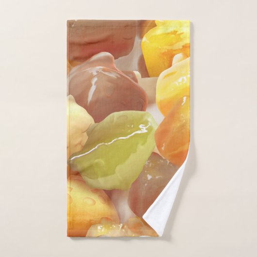 Illustration du dessert de balle Taro (Serviette à main)
