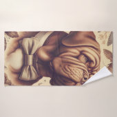 Illustration du Dogue de Bordeaux vintage (Serviette de bain)