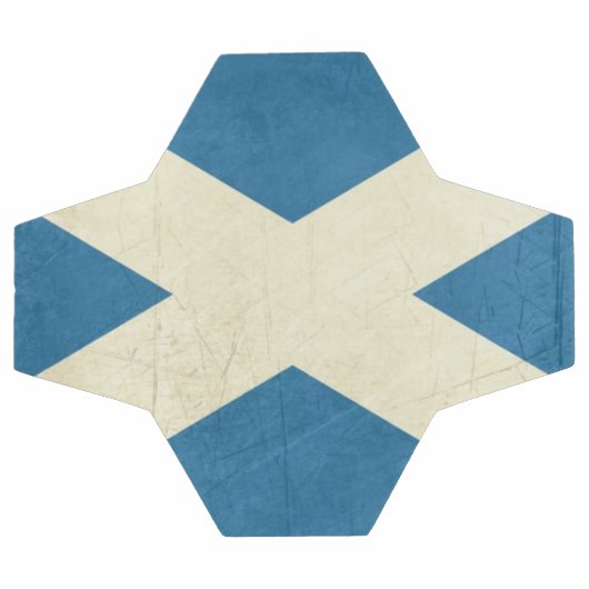 Illustration du drapeau écossais Grunge (Plat)