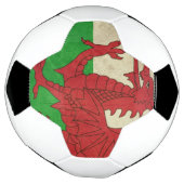 Illustration du drapeau Grunge Welsh Dragon (Tourné)