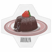 Illustration du gâteau de lave au chocolat (Plat)