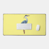 Illustration du grand héron bleu (Clavier et souris)