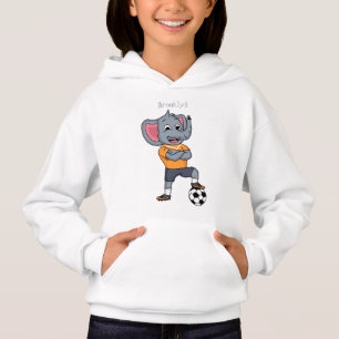 Illustration du joueur de football éléphant