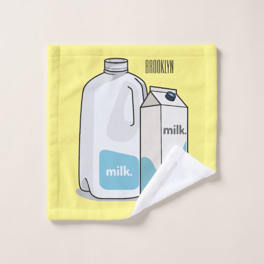 Illustration du lait (Gant de toilette)