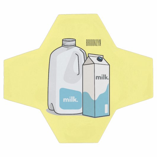 Illustration du lait (Plat)