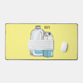 Illustration du lait (Clavier et souris)