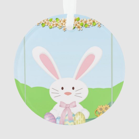 Illustration du lapin de Pâques (dos)