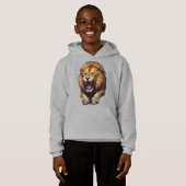 Illustration du lion en colère de Fierce (Devant entier)
