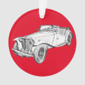 Illustration du MG Convertible Antique Sports Car (devant)