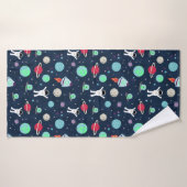Illustration du Motif spatial (Serviette de bain)