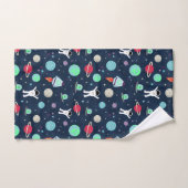 Illustration du Motif spatial (Serviette à main)