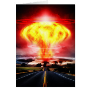 Illustration du nuage de champignons d'explosion n
