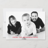 Illustration du paysage hivernal Carte photo de No (Dos)