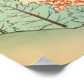 Illustration du paysage japonais Affiche d'impress (Coin)