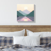 Illustration du paysage naturel toile d'impression (Insitu(Chambre))