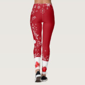 Illustration du Père Noël Xmas Baubles Leggings (Dos)