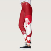 Illustration du Père Noël Xmas Baubles Leggings (Gauche)