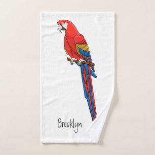 Illustration du perroquet de macaw Scarlet