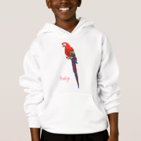 Illustration du perroquet de macaw Scarlet