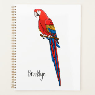 Illustration du perroquet de macaw Scarlet
