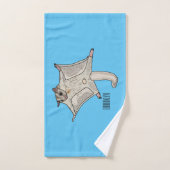 Illustration du planeur à sucre (Serviette à main)
