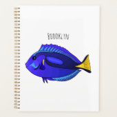 Illustration du poisson de la cuve bleue (Devant)