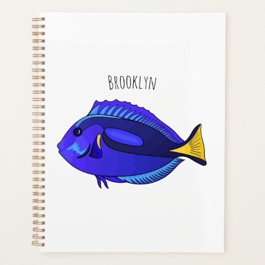 Illustration du poisson de la cuve bleue (Devant)