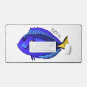 Illustration du poisson de la cuve bleue (Clavier et souris)