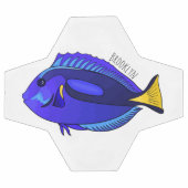 Illustration du poisson de la cuve bleue (Plat)