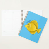 Illustration du poisson-tang jaune (Devant avec enveloppe)