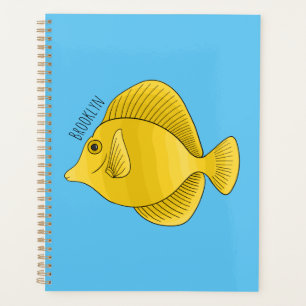Illustration du poisson-tang jaune