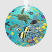 Illustration du poisson tropical de Molokini Cove  (dos)