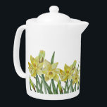 Illustration du portrait des jonquilles d'aquarell<br><div class="desc">Conçu à partir de l'illustration florale aquarelle des jonquilles par Farida Greenfield. De belles et délicates jonquilles jaunes flottent et dansent au printemps avec du feuillage vert autour d'elles et des bourgeons prêts à fleurir. Convient pour Pâques et cadeau de la Fête des Mères pour vos proches. Veuillez vérifier ma...</div>