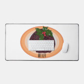 Illustration du pudding de Noël (Clavier et souris)