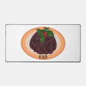 Illustration du pudding de Noël (Recto)