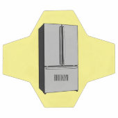 Illustration du réfrigérateur de porte française (Plat)