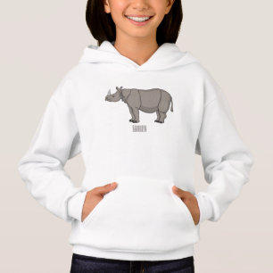 Illustration du rhinocéros de Javan