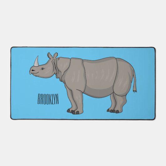 Illustration du rhinocéros de Javan (Recto)