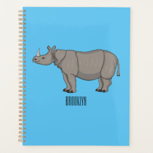 Illustration du rhinocéros de Javan