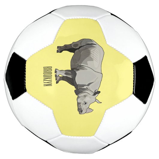 Illustration du rhinocéros de Javan (Tourné)