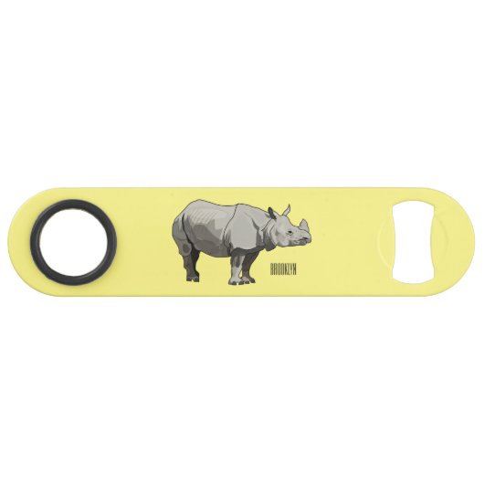 Illustration du rhinocéros de Javan (Devant (Horizontal))