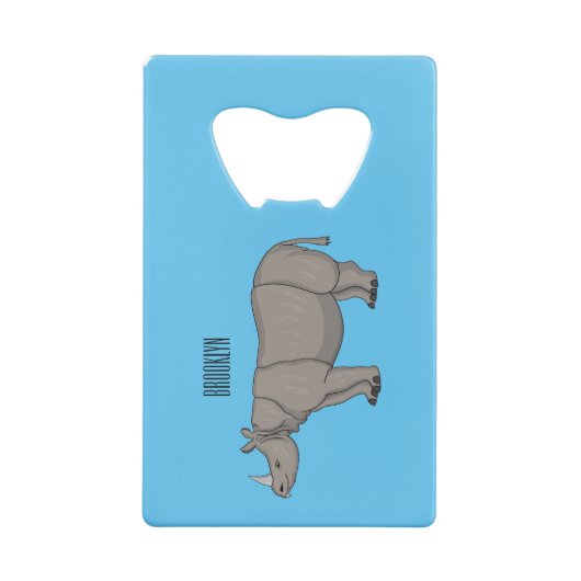 Illustration du rhinocéros de Javan (Dos)