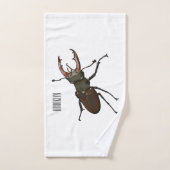 Illustration du scarabée de stade (Serviette à main)