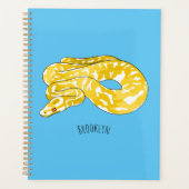 Illustration du serpent python birman (Devant)