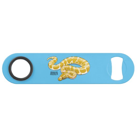 Illustration du serpent python birman (Devant (Horizontal))