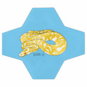 Illustration du serpent python birman (Plat)
