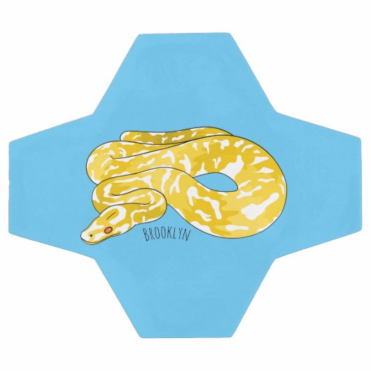 Illustration du serpent python birman (Plat)